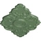 Ekena Millwork Piedmont Ceiling Medallion, Hand-Painted Athenian Green, 37"W x 26"H x 1 3/8"P CM37X26PEAGF - alternate 2